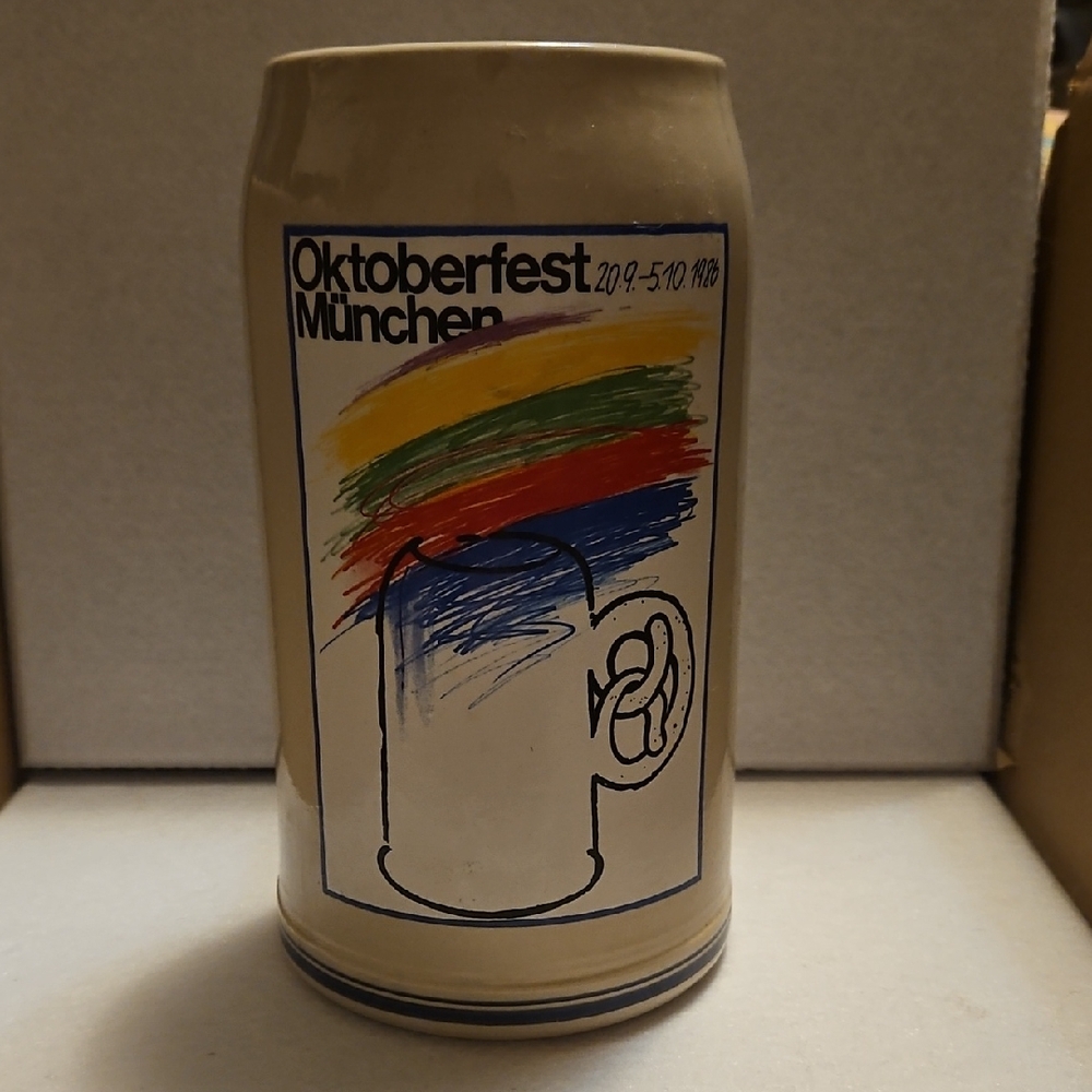 1986 Oktoberfest München Ceramic Beer Stein, See Pics